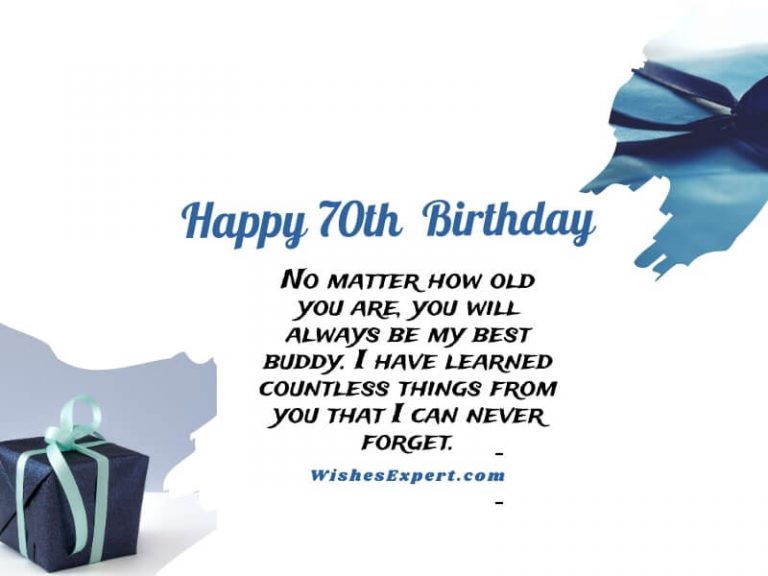 Happy 70th Birthday - Wishes And Quotes