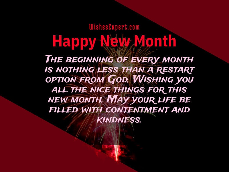 Happy New Month