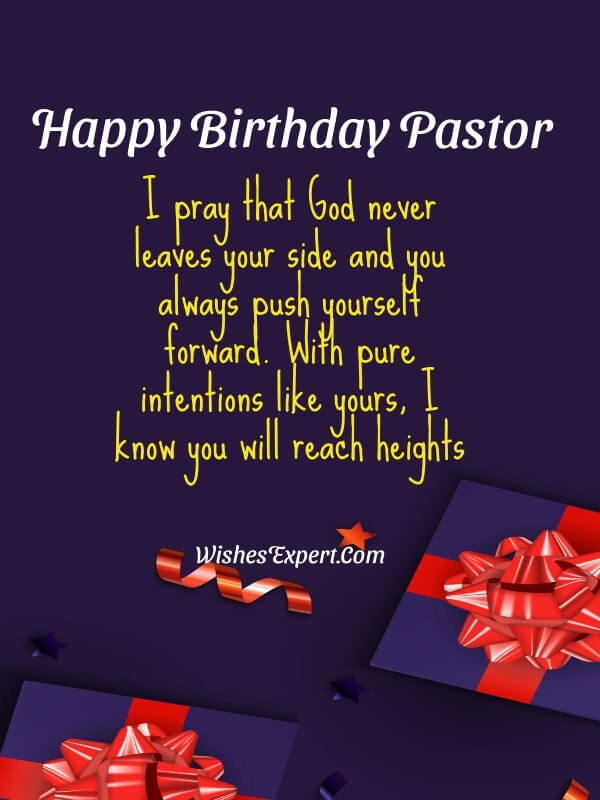 Happy birthday Pastor messages