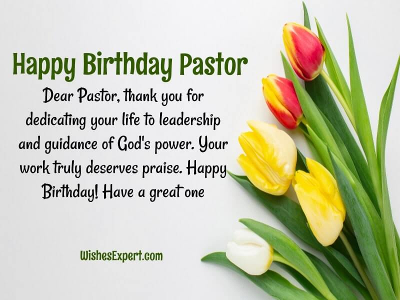  Happy birthday Pastor wishes with images