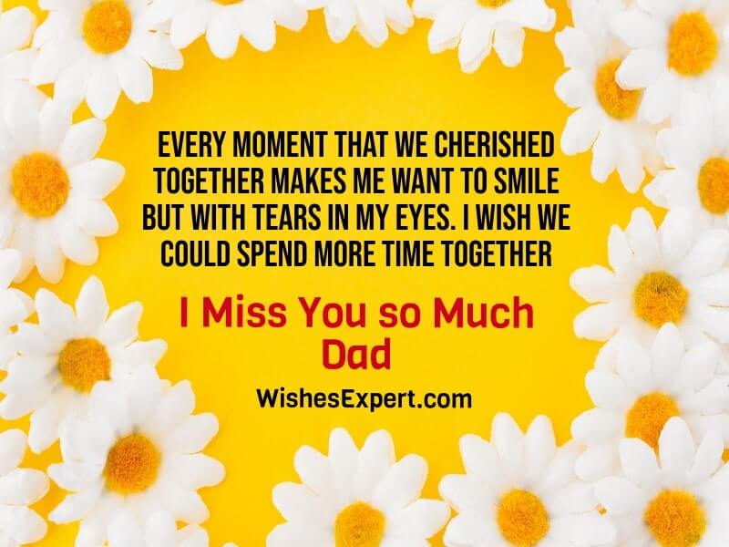 I miss you dad