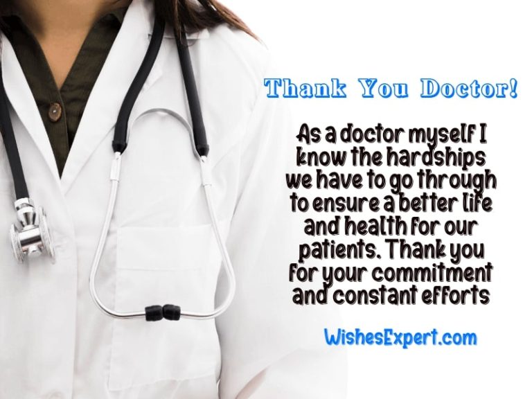 35+ Thank You Messages And Notes For Doctor