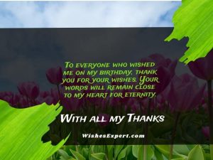 40+ Best Thank You Messages For Birthday Wishes