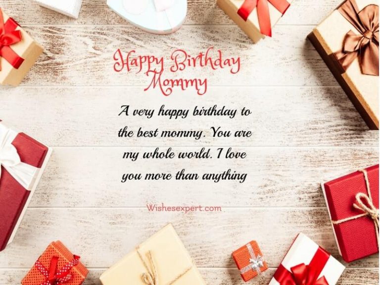 80 Best Happy Birthday Wishes For Mom