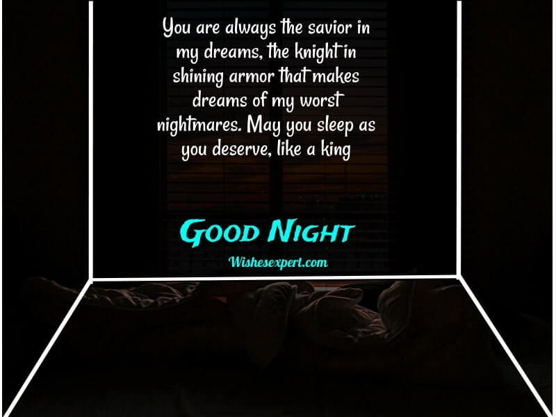 good night message for him