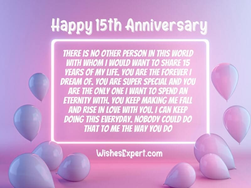 15 Year Work Anniversary Message