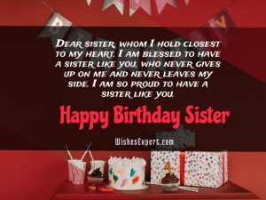 55 Sweet Birthday Wishes For Sister