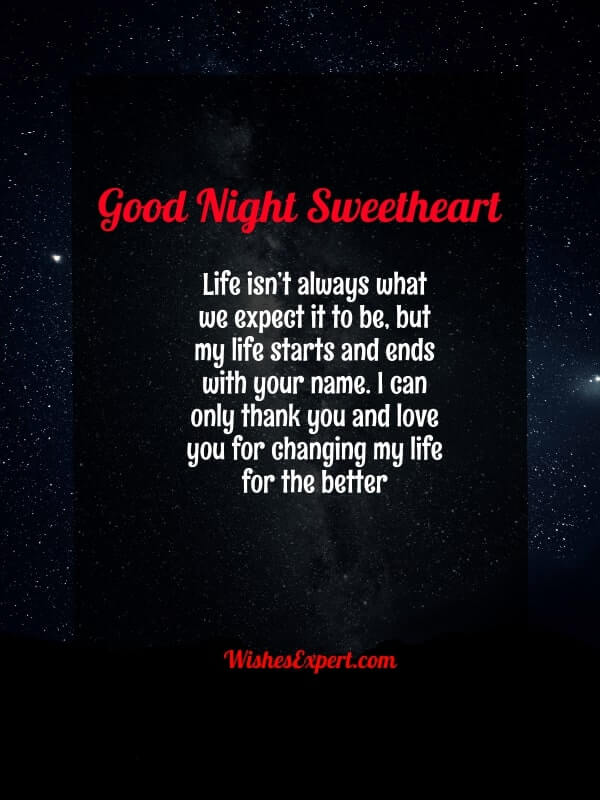 Goodnight Message For My Husband