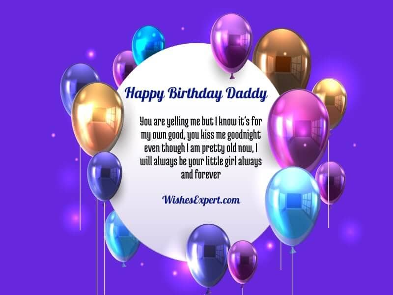 Happy Birthday wishes for dad