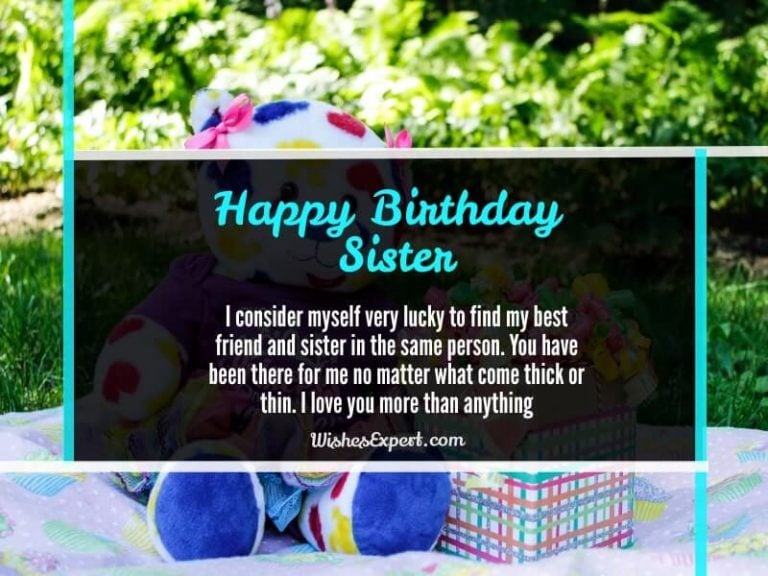 55 Sweet Birthday Wishes For Sister