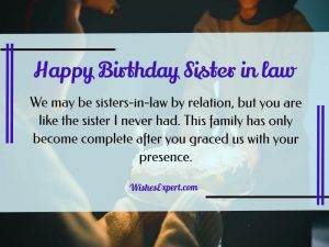 45 Exclusive Birthday Wishes For Sister In Law