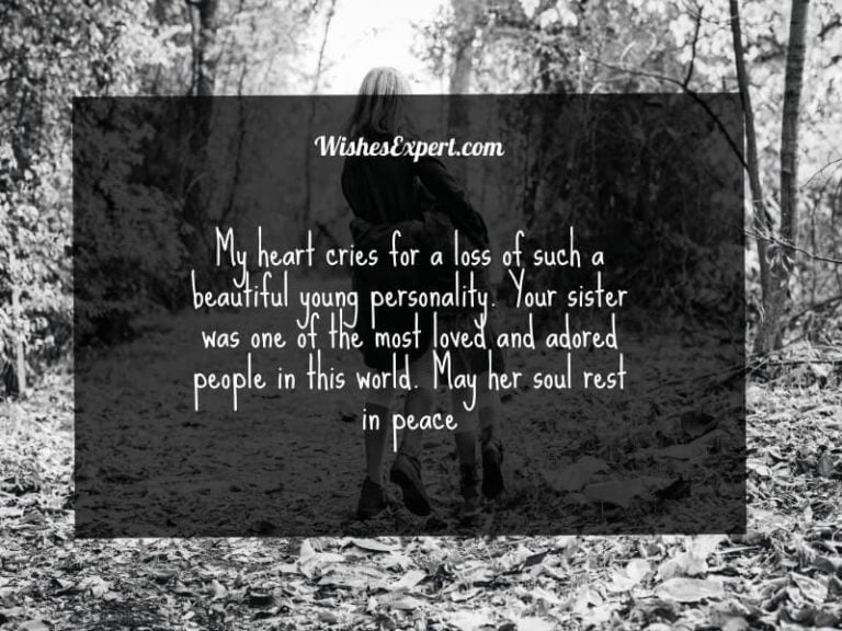 Quotes For The Loss Of A Sister