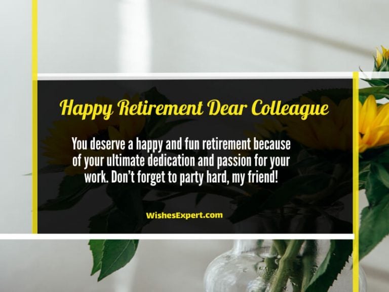 40+ Retirement Wishes For Coworker And Colleague