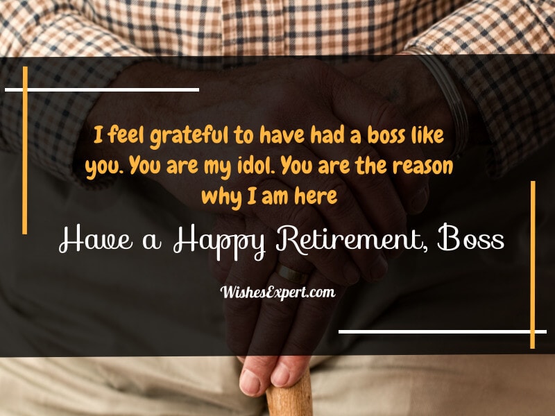 Retirement quotes for boss