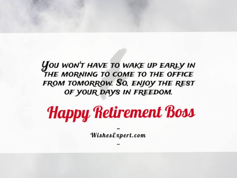 35+ Retirement Wishes For Boss - Messages And Quotes