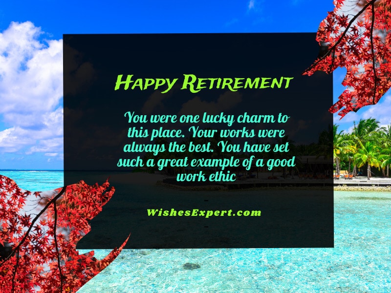 Retirement wishes for boss 