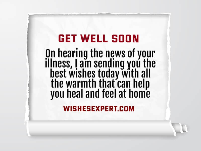 get well soon message