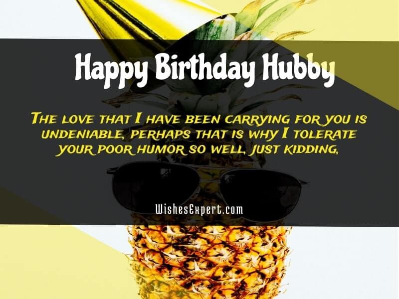 35 Funny Birthday Wishes For Husband