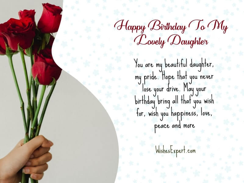 Birthday messages for daughter