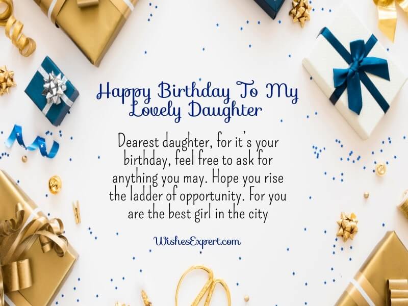 Birthday messages for daughter