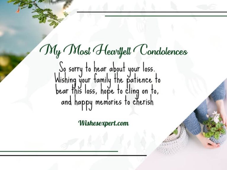 60+ Condolences Quotes And Sympathy Messages