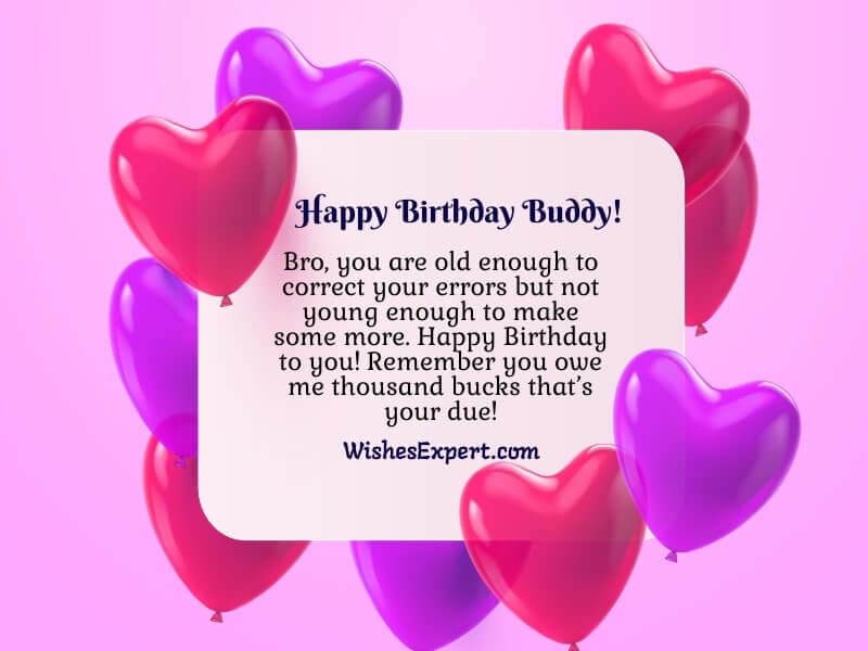 25+ Extremely Funny Birthday Wishes For Male Friend – Wishes Expert