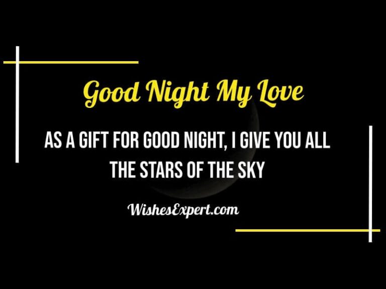 31 Romantic Good Night Messages For Wife