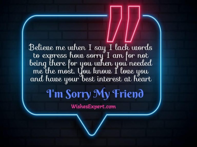 Heart Touching Sorry Quotes For Best Friend