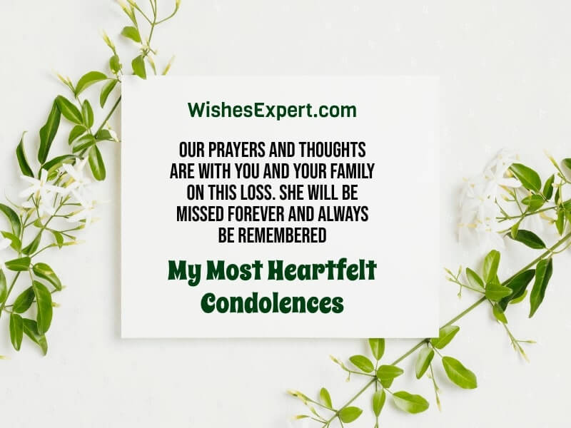 Short Condolences quotes