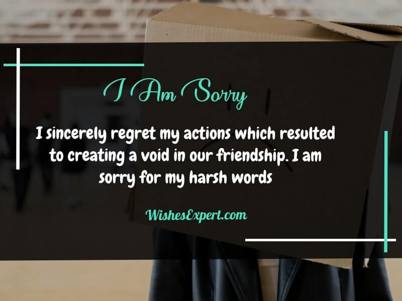 Sorry quotes for friend