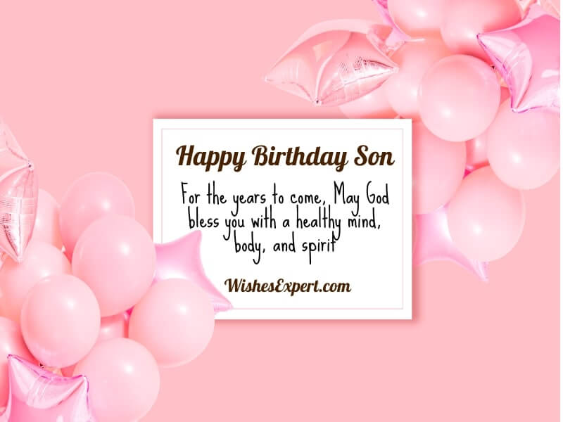 Blessing birthday wishes for son   5