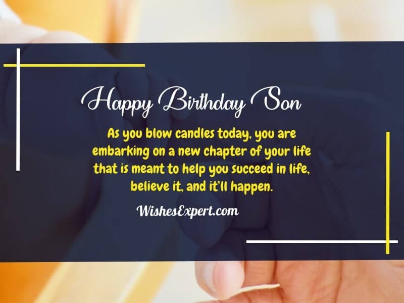 birthday wishes for son from mom