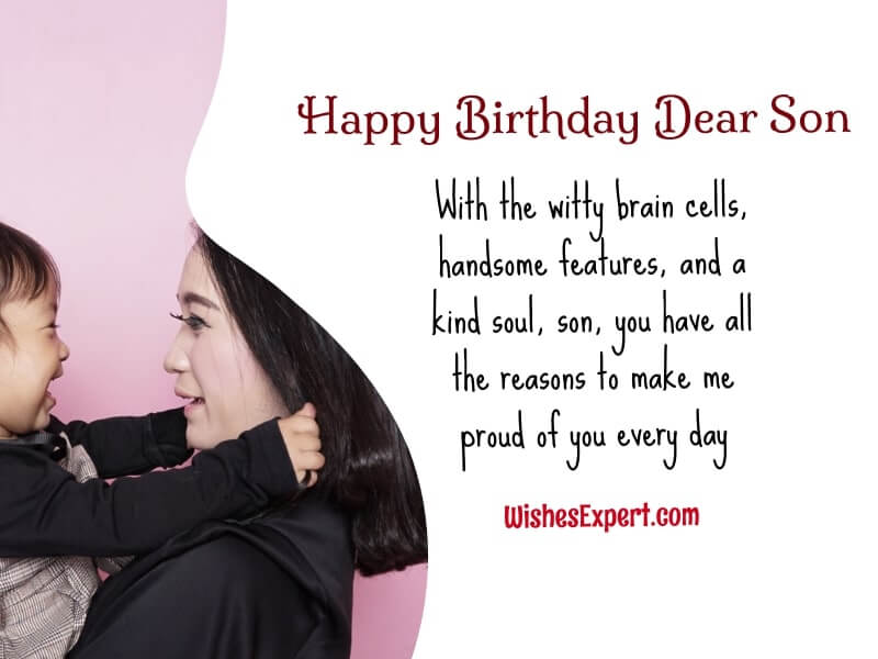 birthday wishes for son from mom