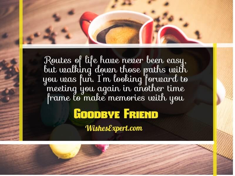 farewell message to a friend