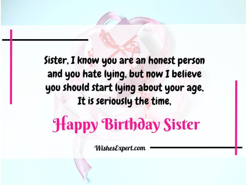 35+ Funny Birthday Wishes For Sister