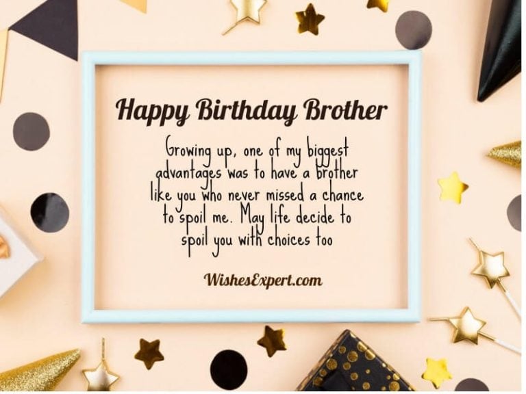 65+ Best Happy Birthday Wishes For Brother