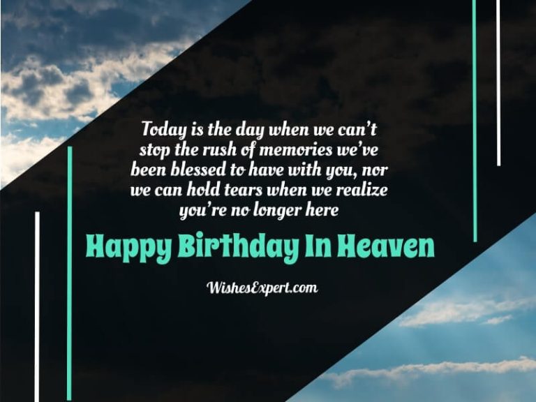 55+ Best Happy Birthday In Heaven Wishes With Images