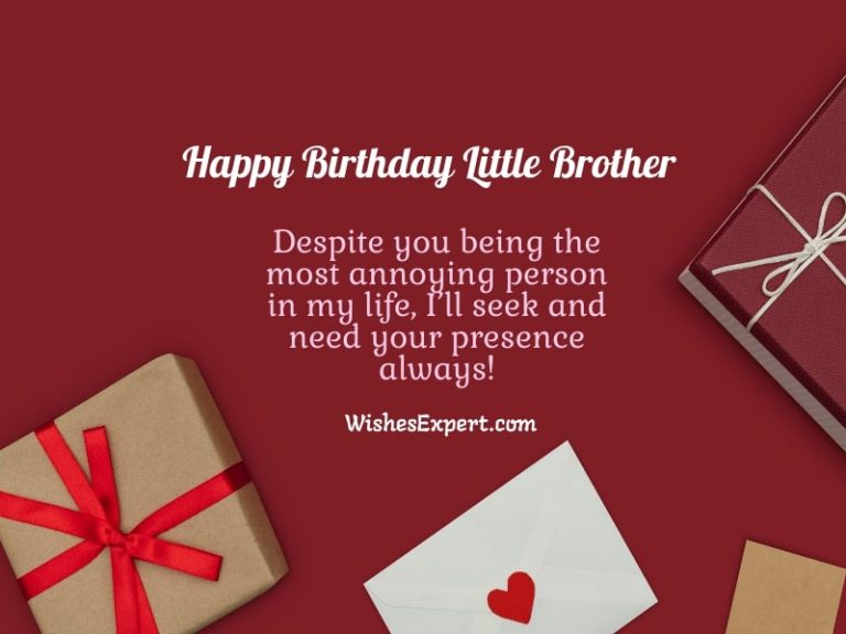 40+ Cute Birthday Wishes For Little Brother (2024)