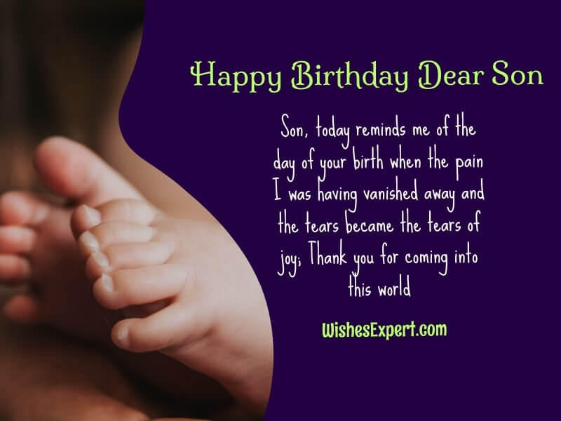 heartfelt birthday wishes for son from mother