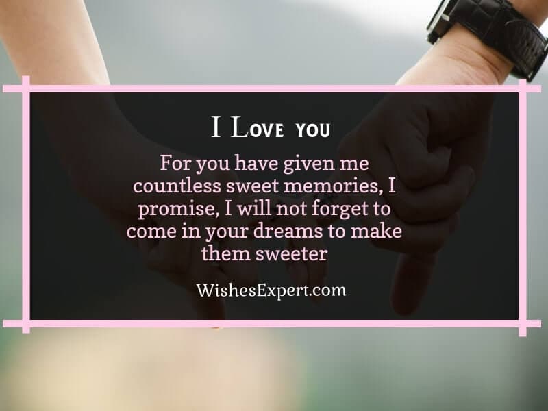 sweet love message for him