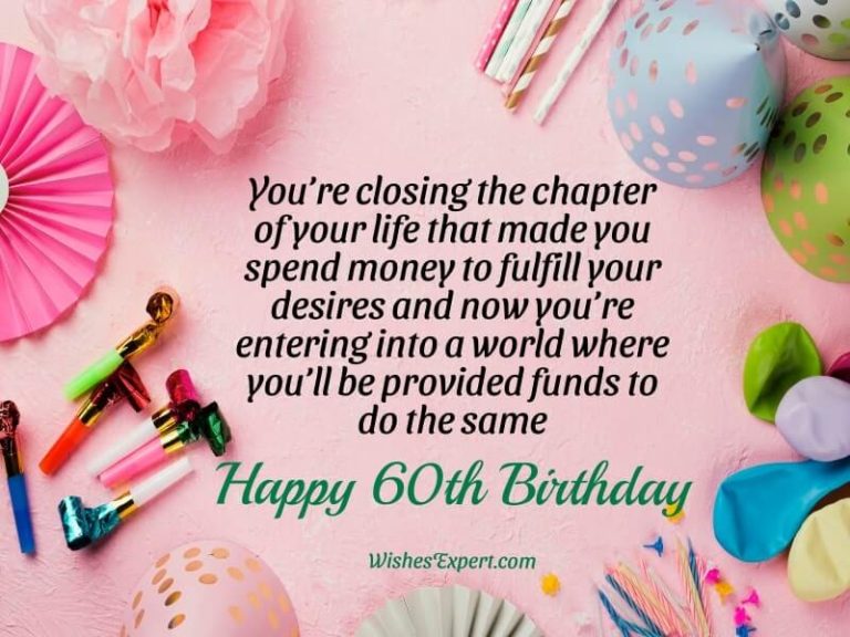 50 Exclusive 60th Birthday Wishes And Messages