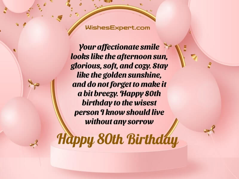 80th birthday Quotes