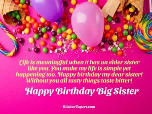 30+ Best Birthday Wishes For Elder Sister