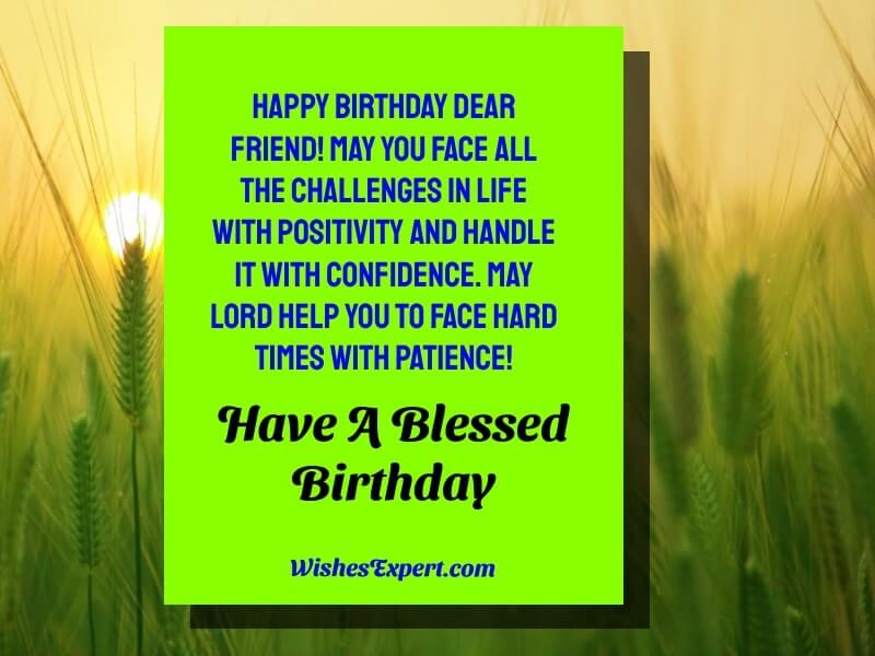 Blessing Birthday wishes for friend