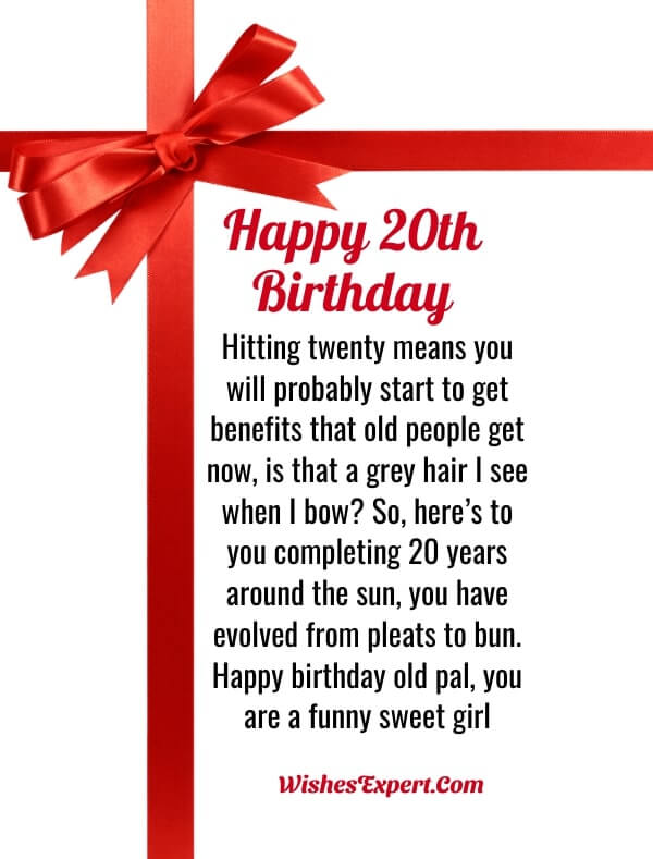 40+ Happy 20th Birthday Wishes And Messages – Wishes Expert