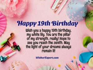 35+ Exclusive 19th Birthday Wishes And Messages