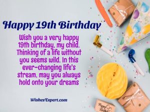 35+ Exclusive 19th Birthday Wishes And Messages