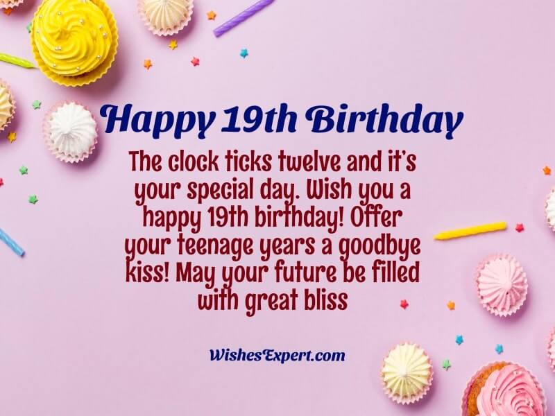 35+ Exclusive 19th Birthday Wishes And Messages