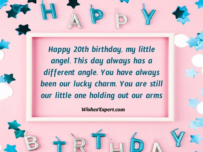 Happy 20th Birthday quotes for my daughter
