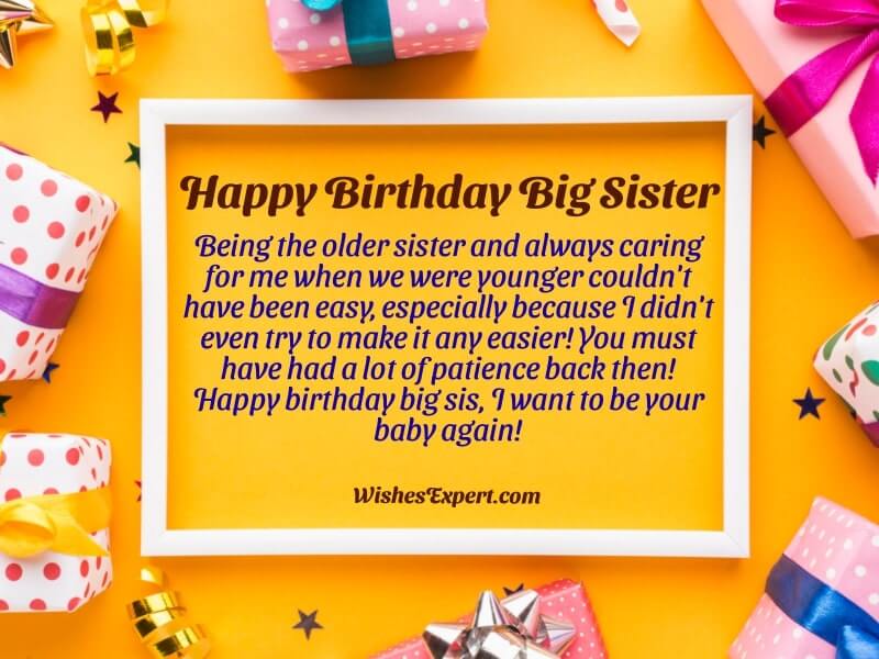 30+ Best Birthday Wishes For Elder Sister – Wishes Expert